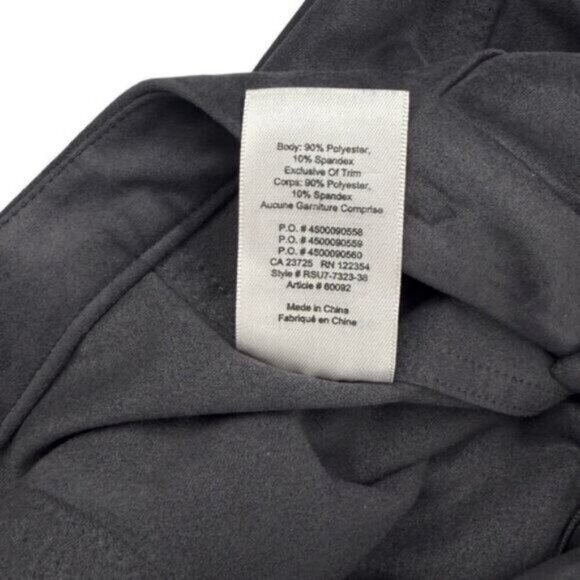 Artizia Wilfred Free Centinela Vegan Suede Skirt Size 2 Gray - Picture 5 of 6